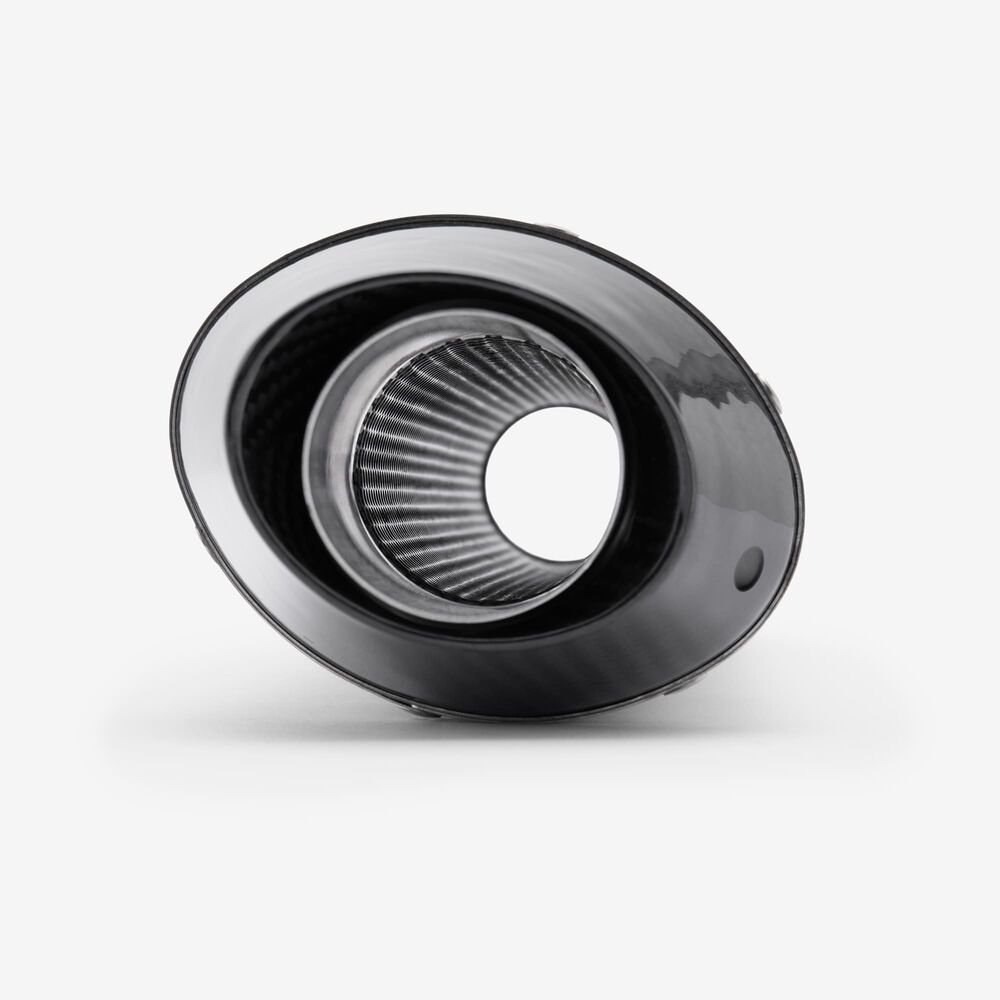 Lextek Matt Stainless Steel RP1L Exhaust Silencer 400mm with Carbon Tip 51mm (Left Hand) - Image 5
