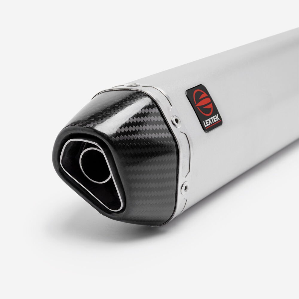 Lextek Matt Stainless Steel SA1 Exhaust Silencer 37mm - Image 2