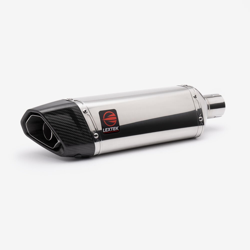 Lextek Polished Stainless Steel SP4 Exhaust Silencer 51mm - Image 6