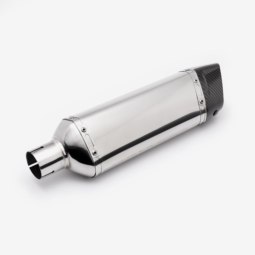 Lextek Polished Stainless Steel SP4 Exhaust Silencer 51mm - Image 7
