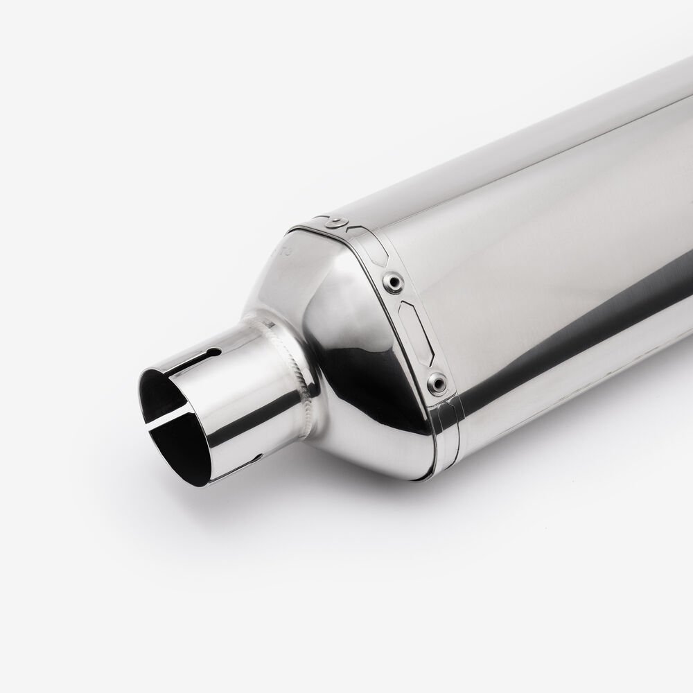 Lextek Polished Stainless Steel SP4 Exhaust Silencer 51mm - Image 8