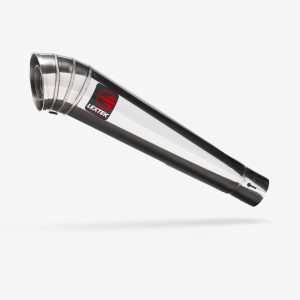 Lextek Stainless Steel MP4 Megaphone (Moto GP Style) Exhaust Silencer 300mm 51mm