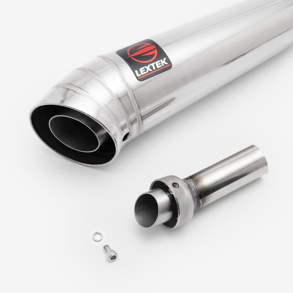 Lextek Stainless Steel MP4 Megaphone (Moto GP Style) Exhaust Silencer 300mm 51mm - Image 5