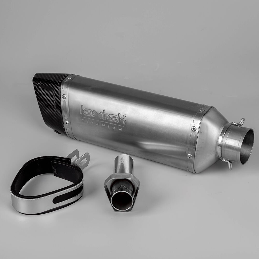Lextek Titanium ST3 Exhaust Silencer 300mm 60mm - Image 3